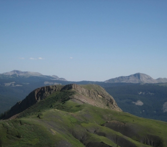 High-country ridge near Lizard Head and Cross Mountain in the San Juan Mountains