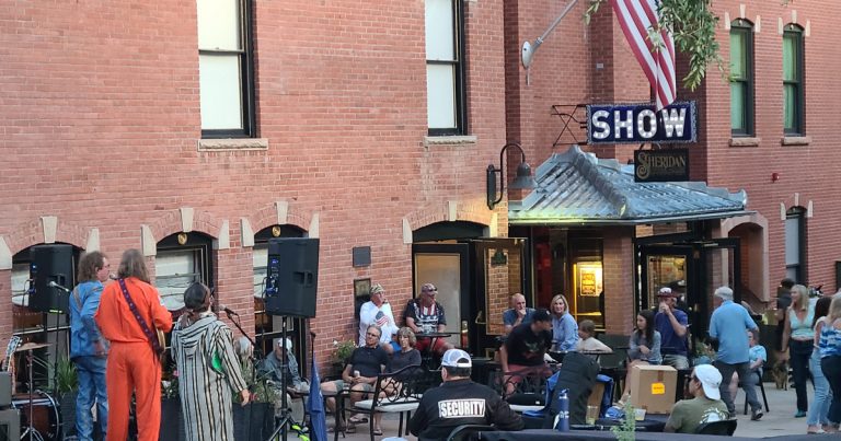Deltaphonic performing at the Oak Street SummerSHOW in Telluride, Colorado