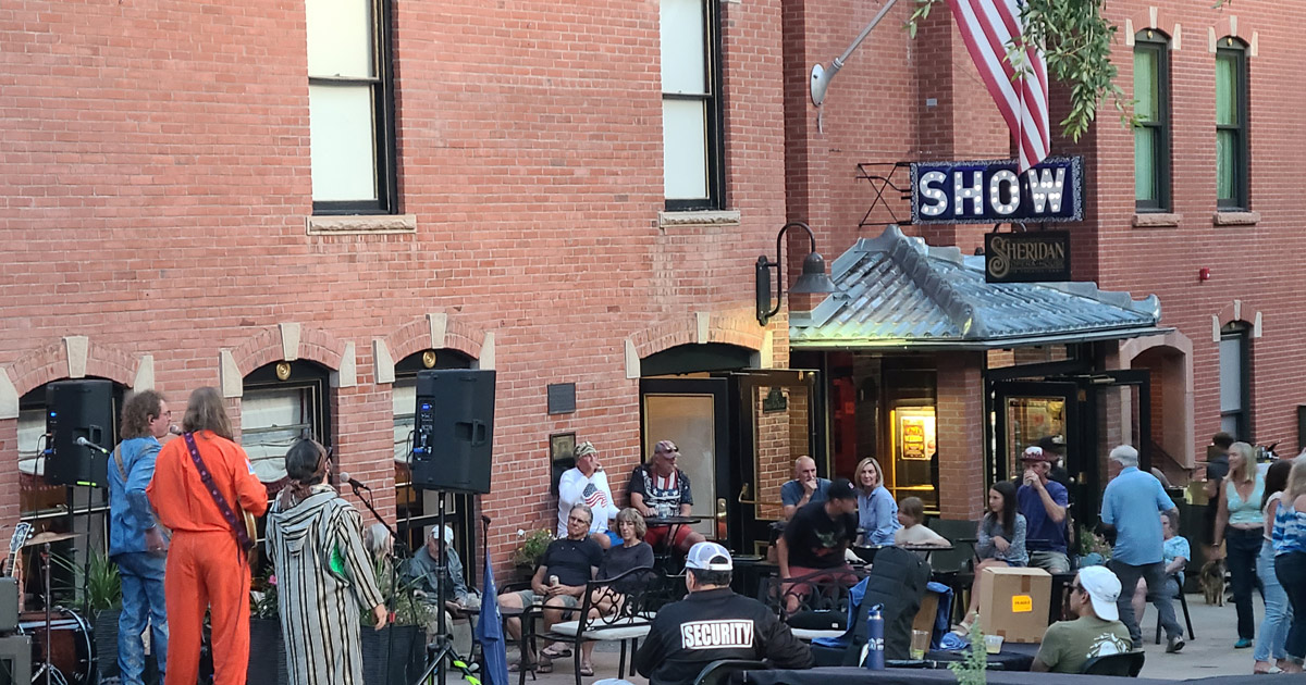 Deltaphonic performing at the Oak Street SummerSHOW in Telluride, Colorado